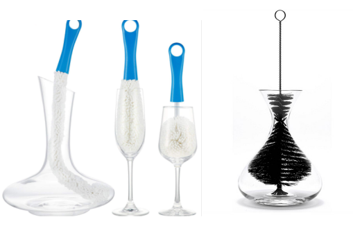 Wine Decanter Cleaning Brush Combo