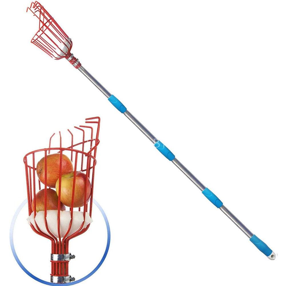 Fruit Picker Basket with Long Handle Pole